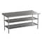 Flash Furniture 72 x 30 Stainless 2 Shelf Table with Backsplash NH-WT-GU-3072BSP-GG - alternate 3